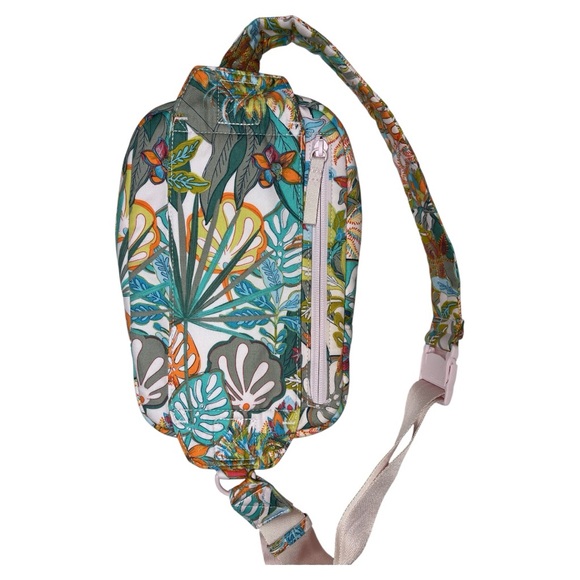 Vera Bradley Women's Cotton Utility Sling Backpack, Rain Forest Canopy - Picture 3 of 6